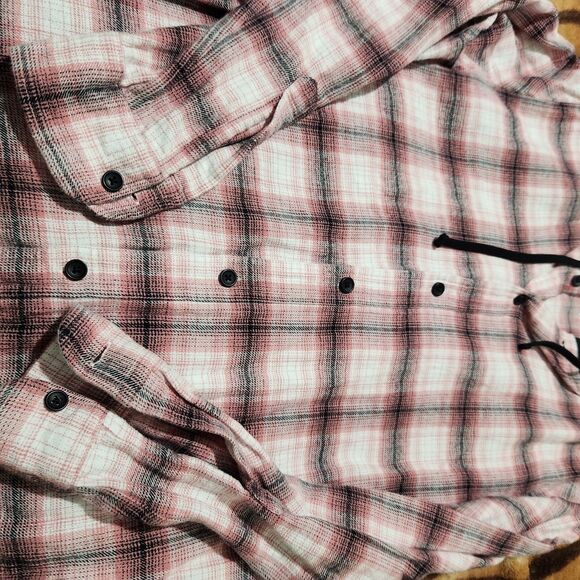 Pacsun Hoodie Sweater For Women Size Small Pink Front Buttons - Picture 7 of 11